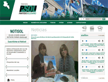 Tablet Screenshot of catamarca.partidosolidario.org.ar