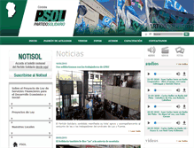 Tablet Screenshot of cordoba.partidosolidario.org.ar