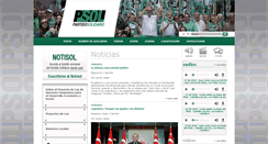 Desktop Screenshot of partidosolidario.org.ar