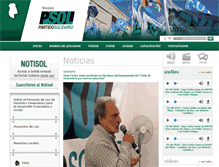 Tablet Screenshot of mendoza.partidosolidario.org.ar